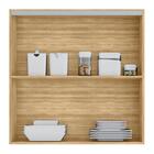 Armário De Cozinha Aéreo 80cm 2 Portas Minsk Z06 Freijó/soft