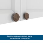 Armário De Cozinha Aéreo 80cm 2 Portas Unna Yescasa Branco