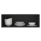 Armário De Cozinha Aéreo 80cm Grace Grafite Z44 - Mpozenato