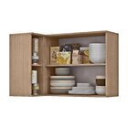 Armário De Cozinha Aéreo Canto 2 Portas Vicenza Espresso Móve