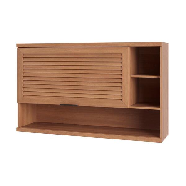 Armário De Cozinha Aéreo Com 1 Porta Basculante E Nichos 120c