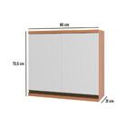 Armário De Cozinha Aéreo Com 2 Portas 80cm Multimóveis Cr20394