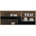 Armário De Cozinha Aéreo Com Iluminação 200cm Caiena Thela Me