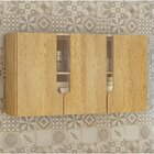 Armário De Cozinha Aéreo Dakota 120cm Com Vidro Cinamomo