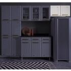 Armário De Cozinha Aéreo De Aço Com 2 Portas 70cm Multimóveis