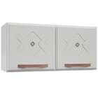 Armário De Cozinha Aéreo Duplo Em Aço 2 Portas Mirage New  Br