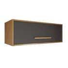 Armário De Cozinha Aéreo Geladeira Salvador Cinamomo/grafite