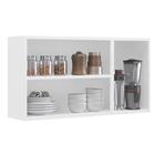 Armário De Cozinha Aéreo Itatiaia Aço 3 Portas Florença Grafi