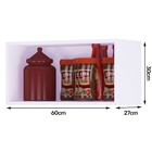 Armário De Cozinha Aéreo Multiuso Geladeira Lavanderia 60 Cm