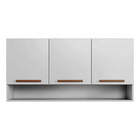 Armário De Cozinha Aéreo New 3 Portas Com Nicho Arte Móveis