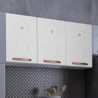 Armário De Cozinha Aéreo Triplo Em Aço 3 Portas Mirage New  B