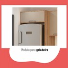 Armário De Cozinha Amêndoa 1 Porta Mel/fumê 909005 - Telasul