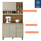 Armário De Cozinha Ametista 5 Portas 1 Gaveta Valdemóveis Cin