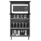 Armário De Cozinha Ana 2 Portas Naturale/off White - Móveis P