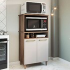 Armário De Cozinha Ana 2 Portas Naturale/off White - Móveis P