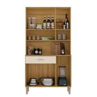 Armário De Cozinha Apolo 6 Portas 1 Gaveta Freijó/soft - Kits
