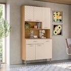 Armário De Cozinha Apolo 6 Portas 1 Gaveta Freijó/soft - Kits