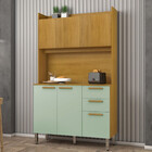 Armário De Cozinha Arthur Com Nicho Decorativo