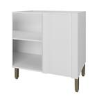 Armário De Cozinha Balcão 80 Cm 1 Porta Canto Reversível Vitó