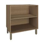 Armário De Cozinha Balcão 80 Cm 2 Portas Vitória Rimo Carvalh