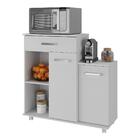 Armário De Cozinha Balcão Multiuso Para Microondas Multimóvei