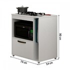 Armário De Cozinha Bia 1 Porta Branco - Chf(pnr Base)