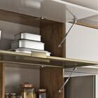 Armário De Cozinha C/ Vidro 2 Portas 1,20m