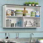 Armário De Cozinha C/ Vidro 2 Portas 1,20m