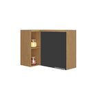 Armário De Cozinha Canto 1 Porta 100% Mdf Dobradiças Slow Mot