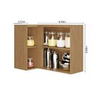 Armário De Cozinha Canto 1 Porta 100% Mdf Dobradiças Slow Mot