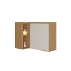 Armário De Cozinha Canto 1 Porta 100% Mdf Dobradiças Slow Mot