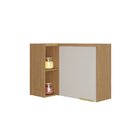 Armário De Cozinha Canto 1 Porta 100% Mdf Dobradiças Slow Mot