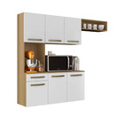 Armário De Cozinha Carol Com 6 Portas E 1 Gaveta Aramóveis