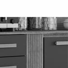 Armário De Cozinha Catar 6 Portas 2 Gavetas Sallêto Cinamono