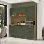 Armário De Cozinha Com 5 Portas Alicante Freijó Real