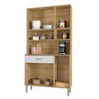 Armário De Cozinha Com 6 Portas Roma Freijó Supremo