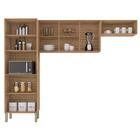 Armário De Cozinha Com 9 Portas Segóvia Freijó Supremo