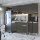 Armário De Cozinha Com Balcão Para Pia Emília 9 Portas 1 Gave