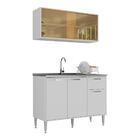 Armário De Cozinha Com Balcão Para Pia Siena Multimóveis Mp22