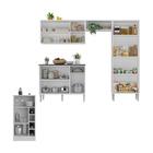 Armário De Cozinha Com Bancada Americana Xangai Multimóveis M