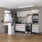 Armário De Cozinha Com Bancada/mesa Gourmet Veneza Multimóvei