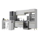 Armário De Cozinha Com Bancada/mesa Gourmet Veneza Multimóvei