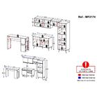 Armário De Cozinha Com Bancada/mesa Gourmet Veneza Multimóvei