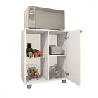 Armário De Cozinha Com Fruteira Âmbar 1 Porta Branco - Telasul