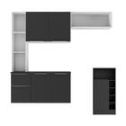 Armário De Cozinha Com Mesa Gourmet Sofia Multimóveis Mp2197