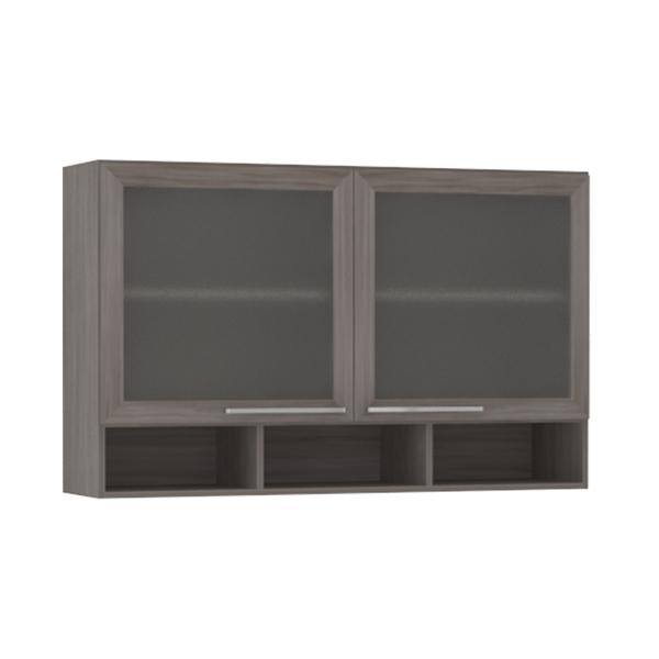 Armário de Cozinha com Nicho 31x75x120cm Malbec Prime Luciane