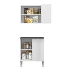 Armário De Cozinha Com Nicho E Balcão De Canto Xangai Multimó