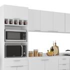 Armário De Cozinha Com Tampo Cp05 260cm Pérola Branco Z34