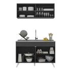 Armário De Cozinha Compacta 120cm Veneza Multimóveis V2140