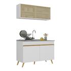 Armário De Cozinha Compacta 120cm Veneza Multimóveis V2140